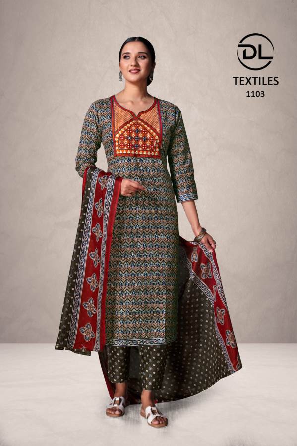 Top Secret With Work Vol 1 DL Cotton Ajrakh Printed Readymade Dress Wholesale Online